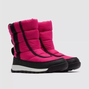 Sorel Kids' Black and Pink Snow Boots